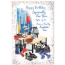 BIRTHDAY CARDS,Open 6's Gym Locker Multi Sports
