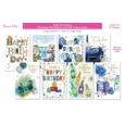 BIRTHDAY CARDS,Open 72's Male Assortment