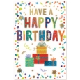 BIRTHDAY CARDS,Open 72's Male Assortment