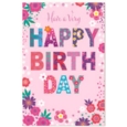 BIRTHDAY CARDS,Open 72's Female Assortment