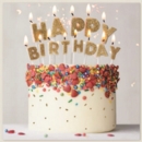 BIRTHDAY CARDS,Open 6's Birthday Cake & Candles