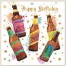 BIRTHDAY CARDS,Open 6's Beer Bottles