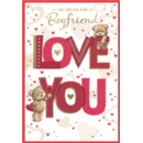 VALENTINE'S CARDS,Boyfriend 6's Teddies & Hearts