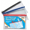 PENCIL CASE,Clear 20x12cm (Medium)