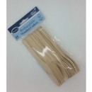 CUTLERY WOODEN Eco 24pc Asst. Knife, Fork & Spoon. H/pk