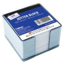 JOTTER,PAPER BLOCK, White In Dispenser,80x80mm 400's