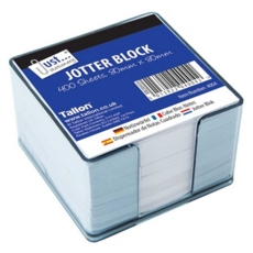 JOTTER,PAPER BLOCK, White In Dispenser,80x80mm 400's