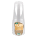 TUMBLER,GLASSES CLEAR 10's Compostable, Bio Pak 58cl