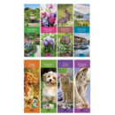 CALENDAR,Slim,Photographic, 8 Asst Animal,Floral etc H/pk