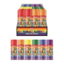 HAIRSPRAY AEROSOL RAINBOW, 6 Assorted Colours 200ml