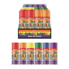 HAIRSPRAY AEROSOL RAINBOW, 6 Assorted Colours 200ml