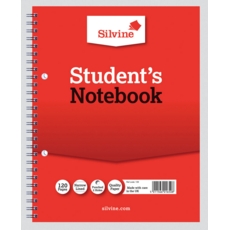 NOTEBOOK,Spiral Feint 8x6.5 60lv (Silvine)