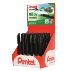 ROLLERBALL PEN,Energel Recycled  CDU (Pentel)