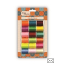 SEWING THREAD, Cotton 18's Assorted Colours I/cd