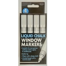 MARKER,Liquid Chalk White 4's Boxed                   CB828