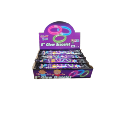 GLOW BRACLET,3's H/pk CDU