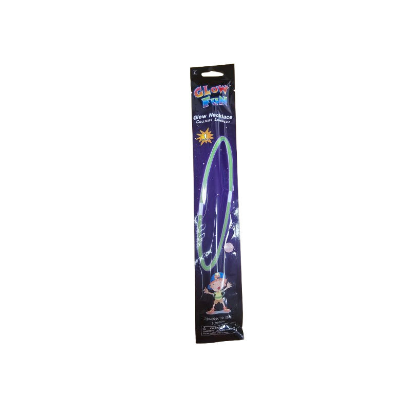 GLOW NECKLACE,22" Assorted Colours