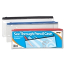 PENCIL CASE,Clear 32x12cm (Large)