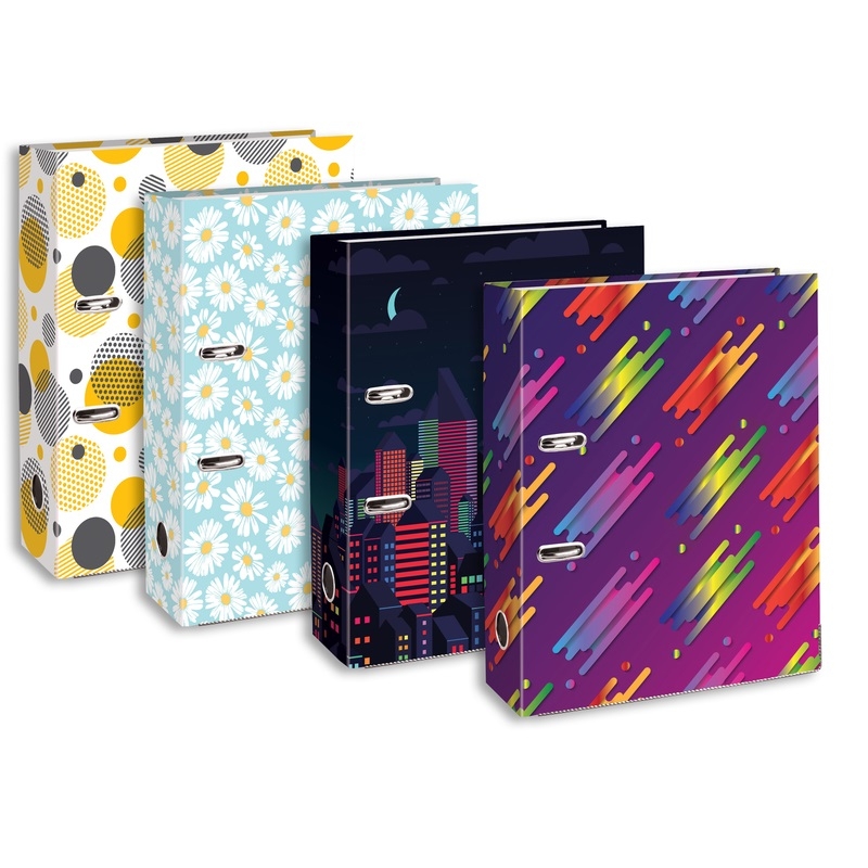 LEVER ARCH FILE,A4 Fashion 4 Assorted