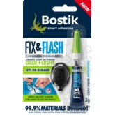BOSTIK FIX & FLASH Light Activated Super Glue 3gm I/cd