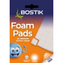 BOSTIK,Foam Pads 12mm Squares Double Sided 50's H/pk