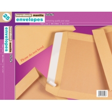 BOARD-BACKED ENVELOPES, 15.5x12.5  394x318mm