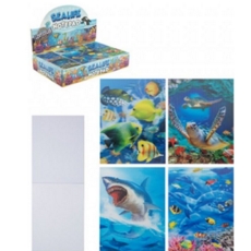 NOTEBOOK Lenticular Sealife CDU
