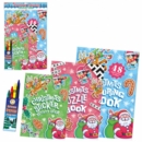 CHRISTMAS ACTIVITY PACK,3Books with Crayons. H/pk