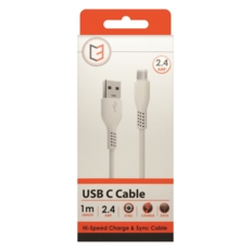 CHARGING & DATA CABLE USB to Type-C 2.4 Amp 1m Bxd