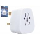 TRAVEL ADAPTER, World to UK Holiday Essentials 13 Amp H/pk