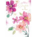 BIRTHDAY CARDS,Daught. in Law 6's Flowers