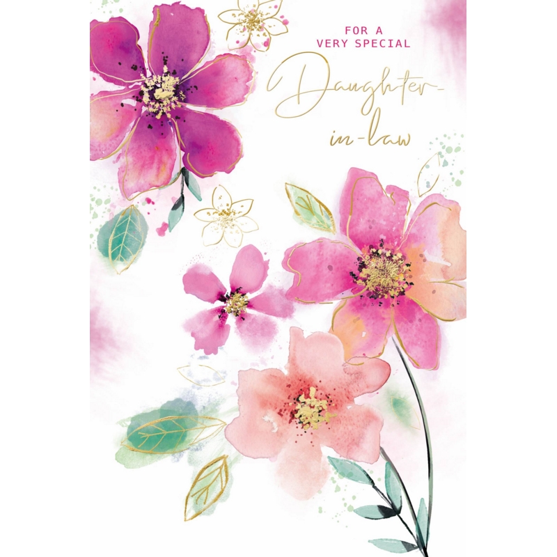 BIRTHDAY CARDS,Daught. in Law 6