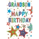 BIRTHDAY CARDS,Grandson 6's Stars