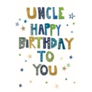 GREETING CARDS,Uncle 6's Stars & Text