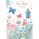 NEW HOME CARDS,6's Birdhouse,Flowers, Butterflies