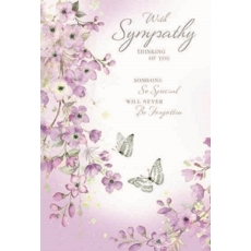 SYMPATHY CARDS, 6's Floral