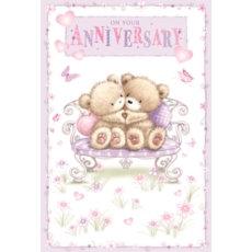 ANNIVERSARY CARDS, Your Teddies & Hearts
