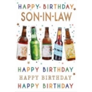 BIRTHDAY CARDS,Son in Law 6's Beer & Text