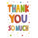 THANK YOU CARDS,  6's Stars & Dots