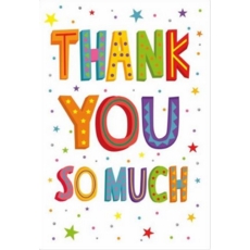 THANK YOU CARDS,  6's Stars & Dots