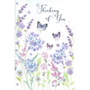 THINKING OF YOU CARDS, 6's Floral Butterflies