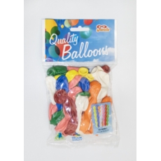 BALLOONS KNOBBLY 36in 15's Asst Col.