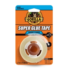 GORILLA SUPER GLUE TAPE, Double Sided 15.8mm x 6.1m