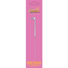 SPARKLER,Numeral 1 H/pk 7in