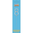 SPARKLER,Numeral 8 H/pk 7in