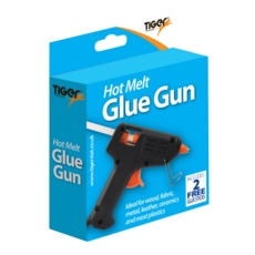 GLUE GUN,Hot Melt,Wood,Fabric, Metal etc. Age 12+ H/pk Box