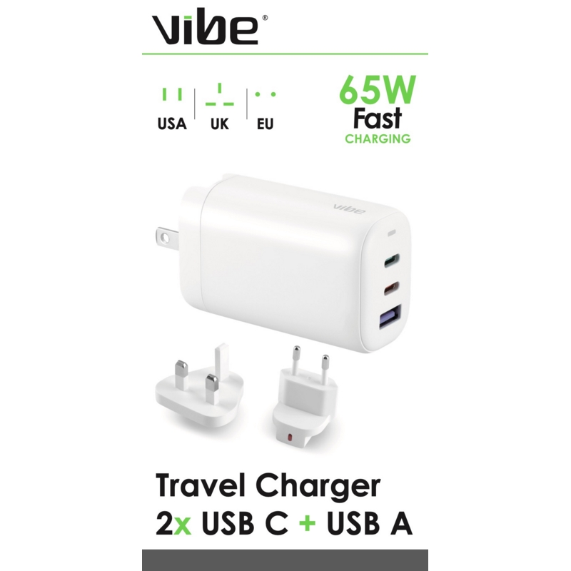 CHARGER,Mains,Worldwide 65w