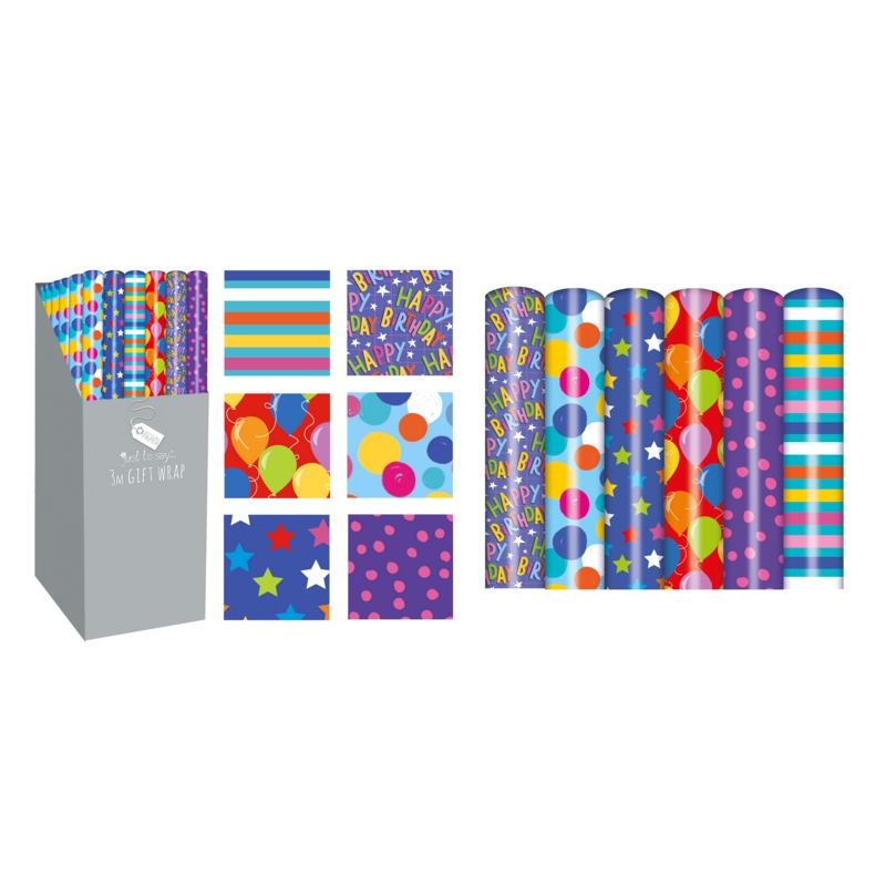 ROLLWRAP,3m Bright Birthday 1515