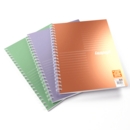 NOTEBOOK,Luxpad A4+ Twin Wire 4 Hole Punch &Perforated,160pg