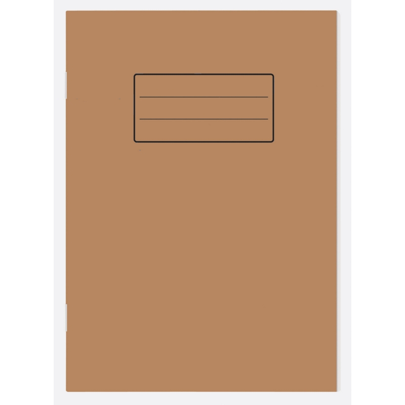EXERCISE BOOK, Kraft Cover A5 40 Leaves, 80 Page.